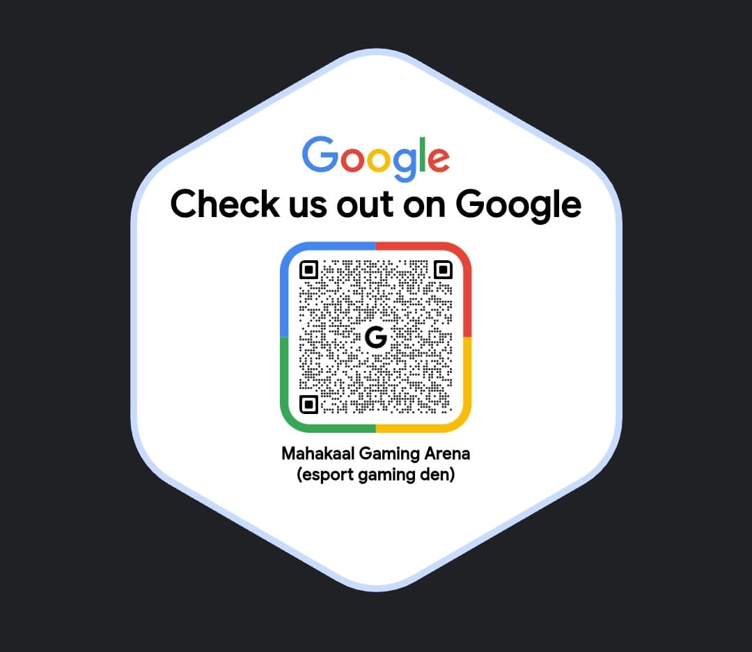 Google review QR code for Mahakaal Gaming Arena